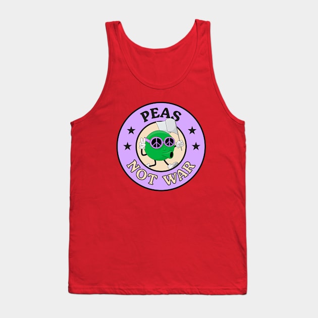 Peas Not War - Peace Not War Tank Top by Football from the Left